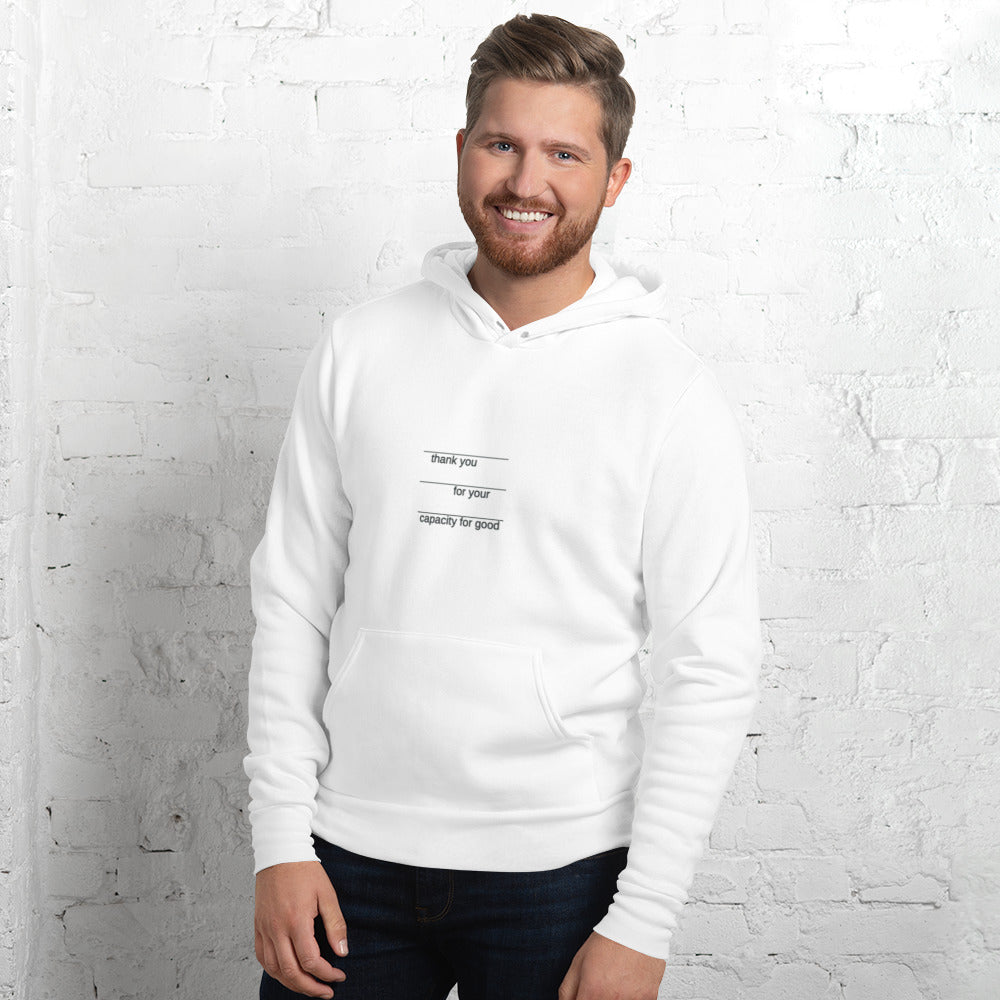 Unisex Thank You Hoodie