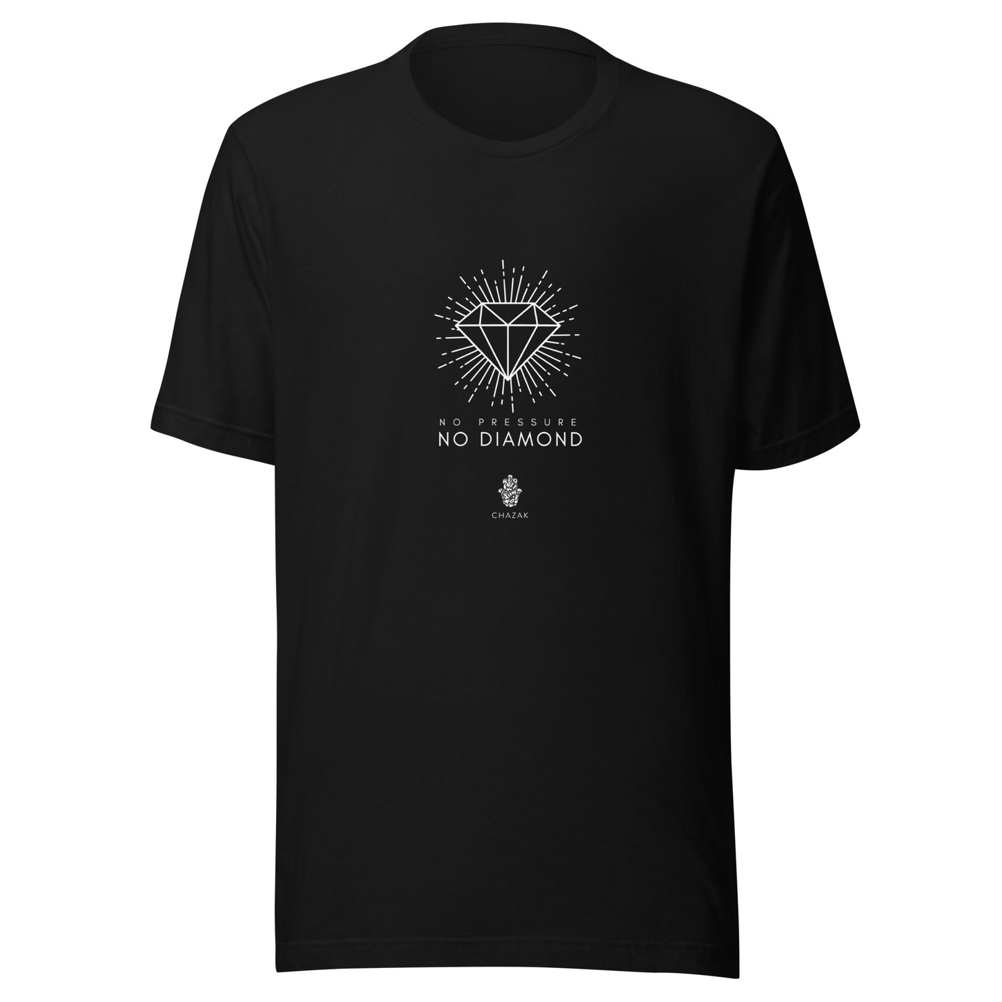 No Pressure No Diamond Rabbi Reuven Quote Unisex t-shirt