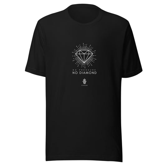 No Pressure No Diamond Rabbi Reuven Quote Unisex t-shirt