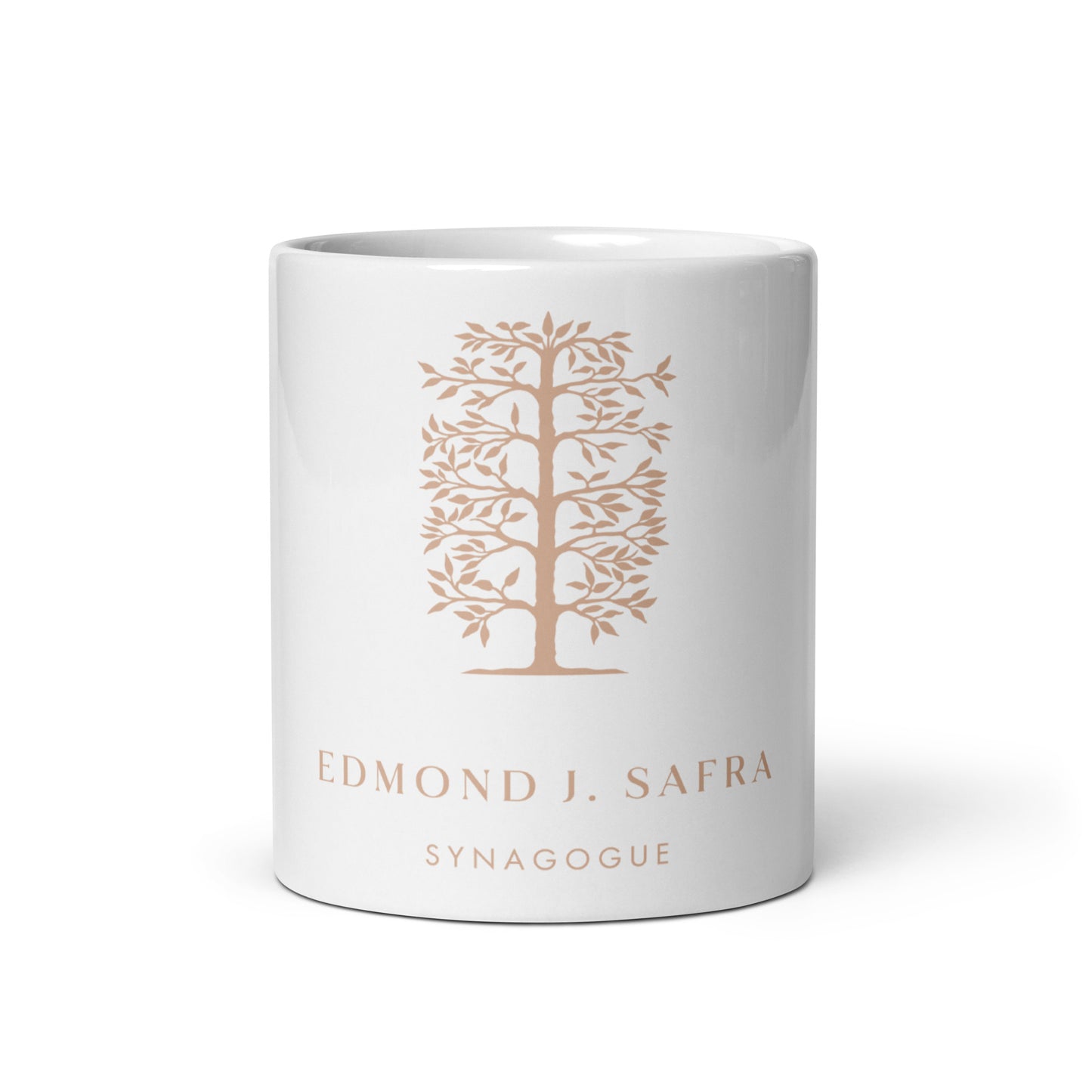 Edmond J.  Safra White Glossy mug