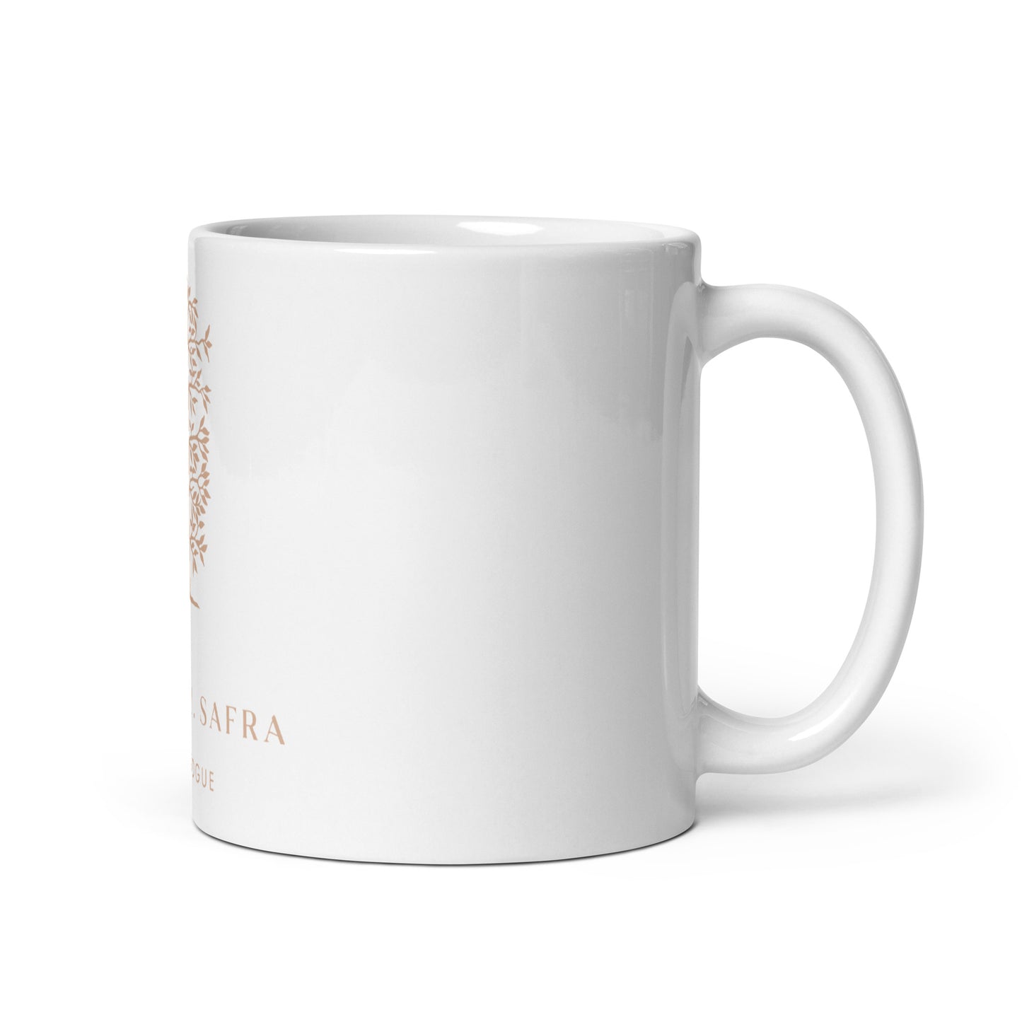 Edmond J.  Safra White Glossy mug