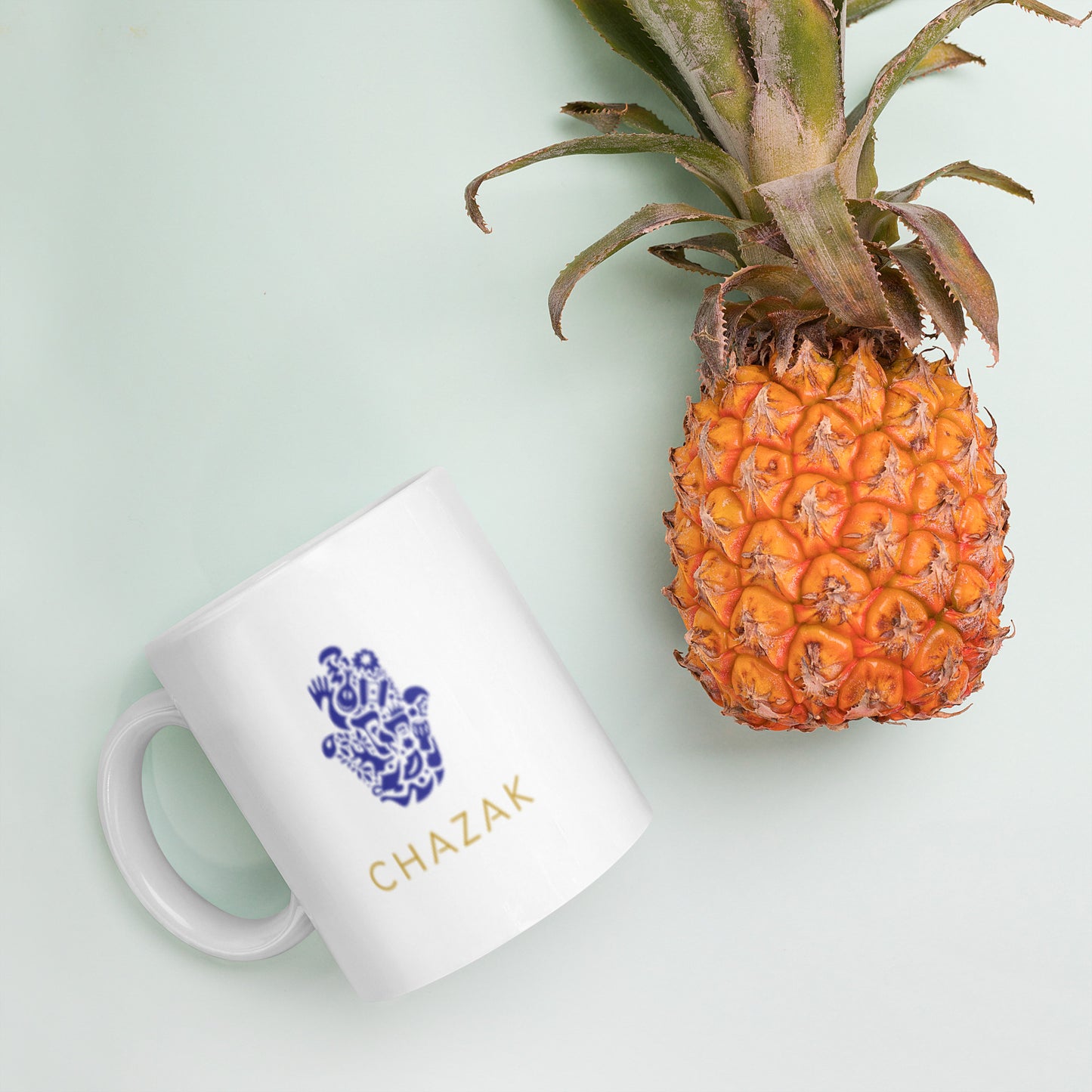 Chazak White glossy Mug