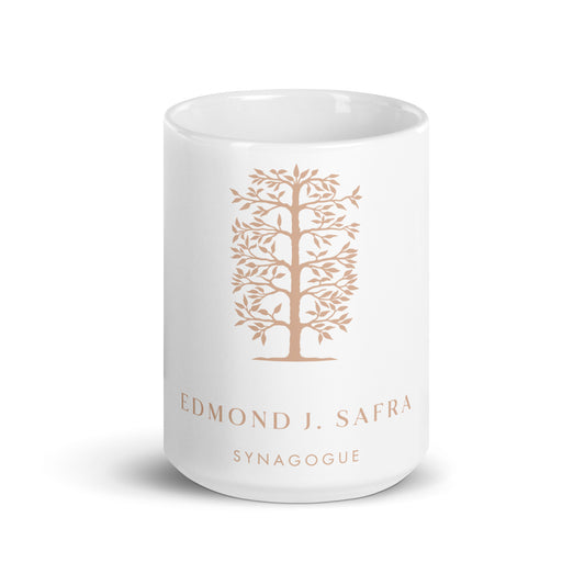 Edmond J.  Safra White Glossy mug