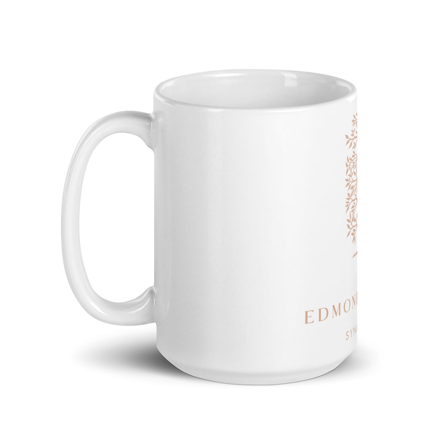 Edmond J.  Safra White Glossy mug