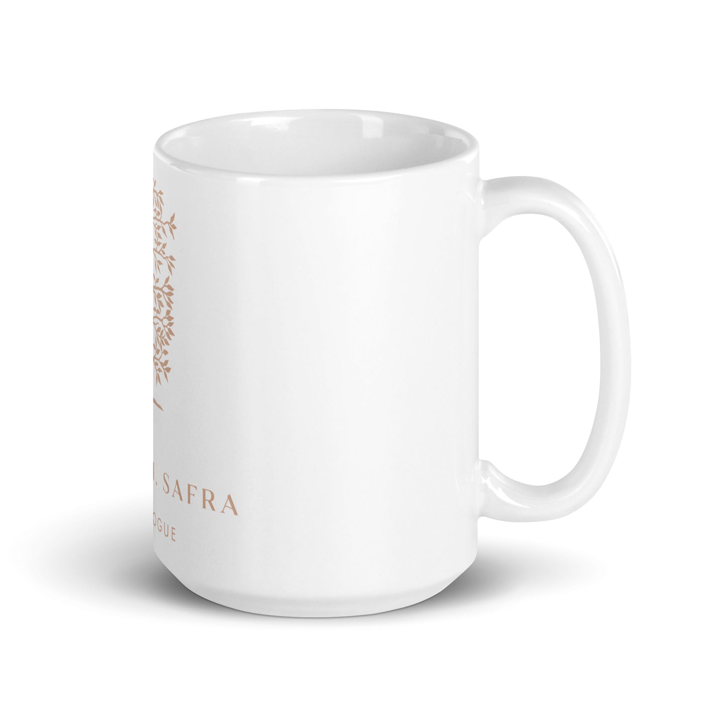 Edmond J.  Safra White Glossy mug