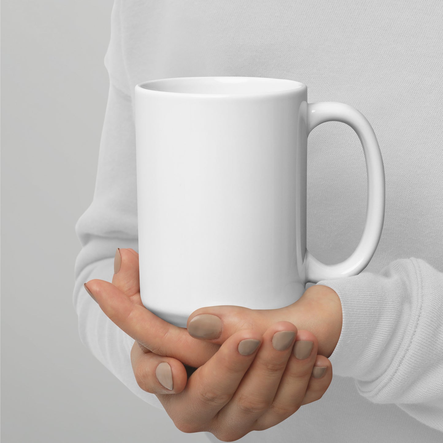 Chazak White glossy Mug